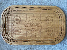 Load image into Gallery viewer, Customized Hockey Rink Cribbage Boards