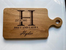 Load image into Gallery viewer, Personalized Charcuterie Board - White Oak