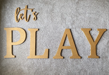 Load image into Gallery viewer, Let's Play Sign