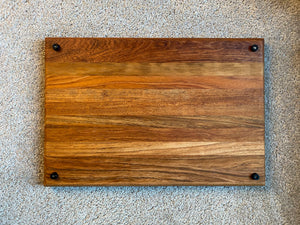 #1 - Jatoba Edge Grain Cutting Board, Rounded Edges - 18”x12”x1”