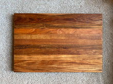 Load image into Gallery viewer, #2 - Jatoba Edge Grain Cutting Board, Tapered Edges - 18”x12”x1”

