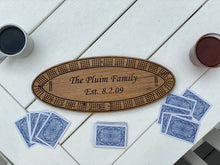 Load image into Gallery viewer, Personalized Family Cribbage Board
