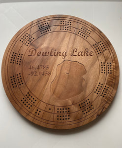 Customizable Cribbage Boards (flat surface - not tiered)