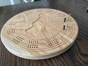 Customizable Cribbage Boards (flat surface - not tiered)