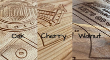 Load image into Gallery viewer, Customizable Cribbage Boards (flat surface - not tiered)
