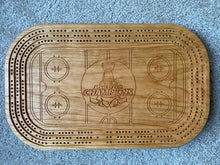 Load image into Gallery viewer, Customized Hockey Rink Cribbage Boards
