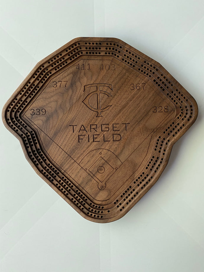 Target Field Cribbage Board