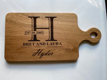 Load image into Gallery viewer, Personalized Charcuterie Board - White Oak
