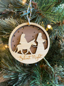 “Silent Night” Ornament/Gift Tag