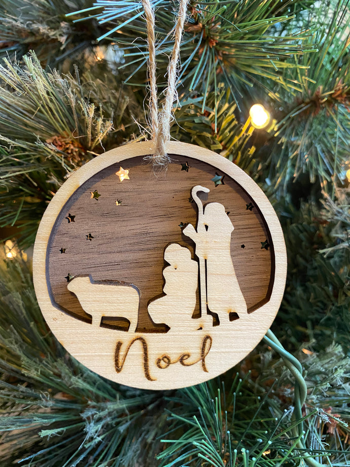 “Noel” Ornament/Gift Tag